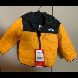 The North Face Yellow Winter Jacket size 18 months
